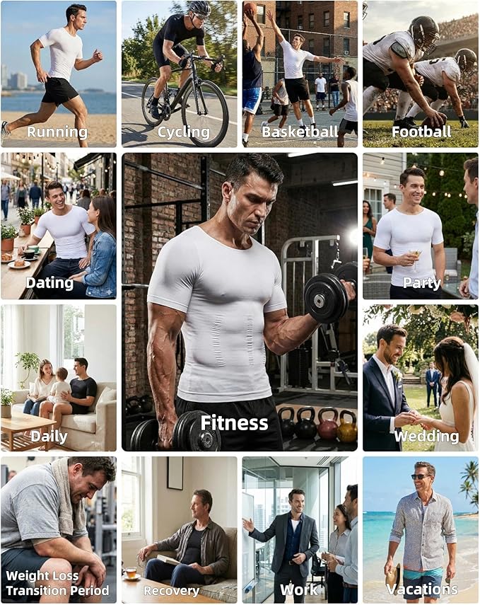 Men's Shapewear Slimming Compression Vest