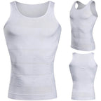 Men's Shapewear Slimming Compression Vest - Skin Color
