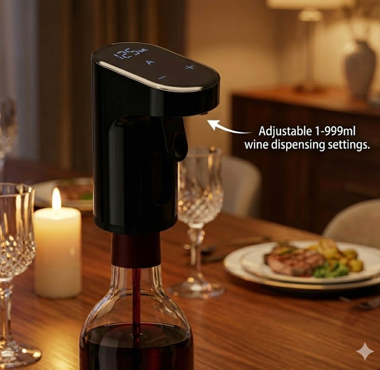 TipsyTap™ Smart Wine & Whiskey Dispenser