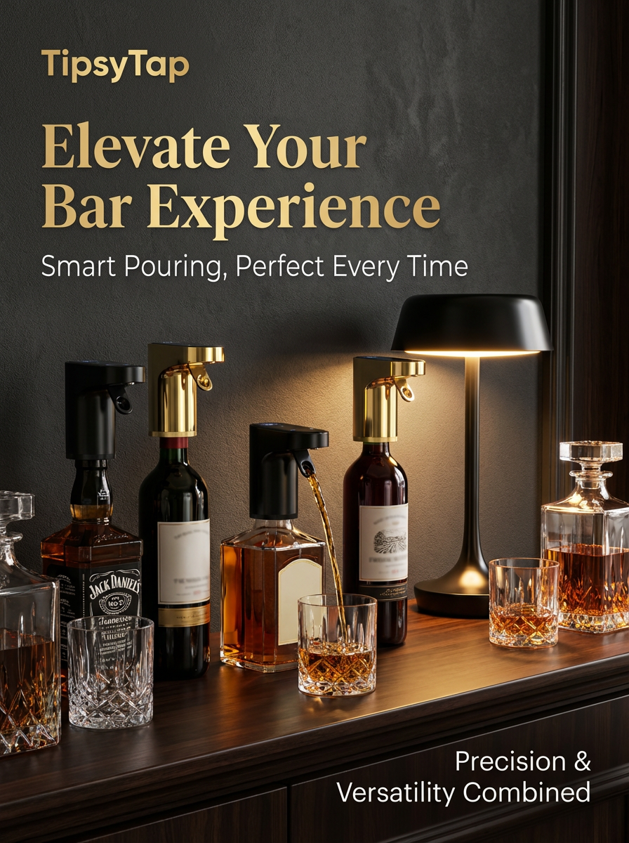Effortless Wine & Whiskey Dispenser