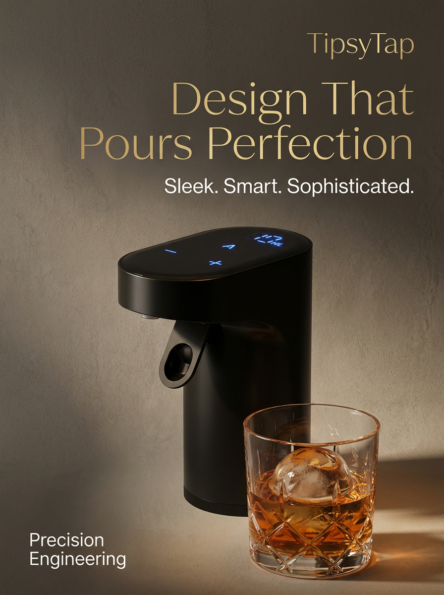 Effortless Wine & Whiskey Dispenser