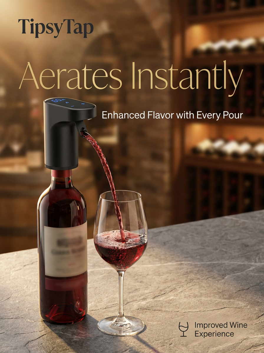 Effortless Wine & Whiskey Dispenser